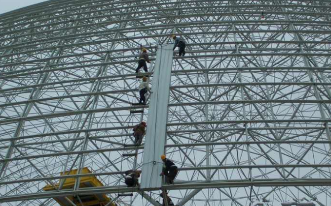 绵竹网架装配好以后应当留神哪八项验收事件